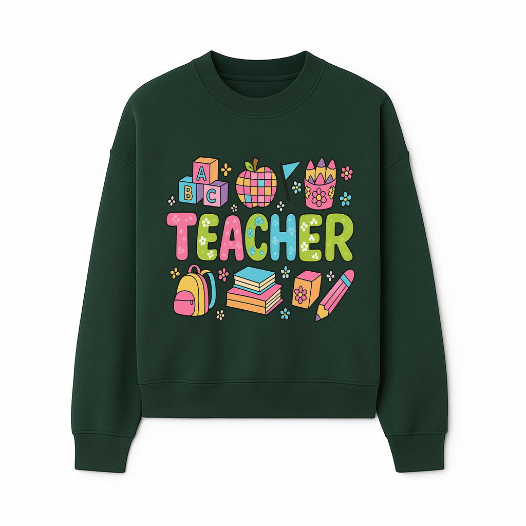 Colorful Teacher Decor, Classroom Art Print, Fun Educational Gifts, Artistic Nursery Decor, Back to School Supplies, Teaching Motivation - Sweatshirt 1758093381354.jpg