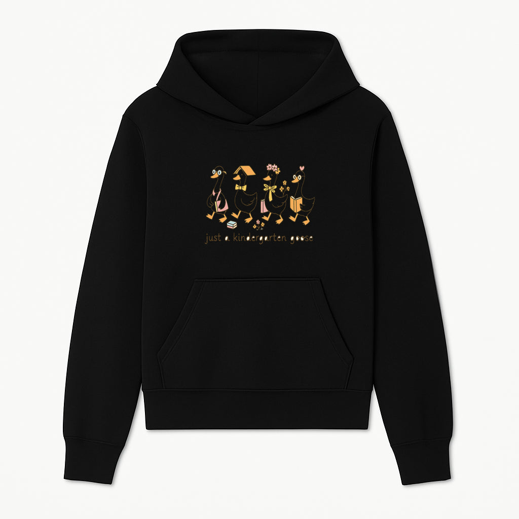 Just a Kindergarten Goose Funny Duck Design for Kids' Apparel and Accessories - Hoodie 1758093381364.jpg