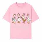Silly Goose Inclusion Art Print - Everyone Belongs Theme, Cute Ducks with Accessories, Positive Vibes Wall Decor for Home or Kids' Room - T-shirt 1758093381503.jpg