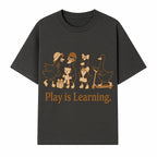 Play is Learning: Cute Cartoon Ducks with Gifts and Toys for Kids' Educational Decor - T-shirt 1758093381678.jpg