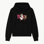 Halloween Ghost Teacher T-Shirt | Cute Ghost with Pencil | Fun Teaching Apparel | Spooky Season Gift for Educators - Hoodie 1758093381961.jpg