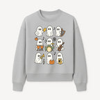 Ghostly Music Band Halloween Art Print, Cute Cartoon Ghosts Playing Instruments, Festive Decor for Parties and Celebrations - Sweatshirt 1758093382175.jpg
