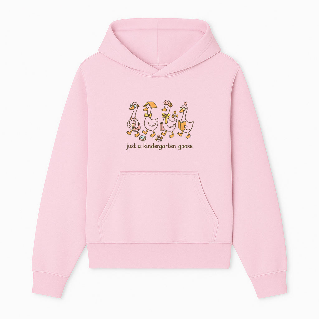 Just a Kindergarten Goose Funny Duck Design for Kids' Apparel and Accessories - Hoodie 1758093382191.jpg
