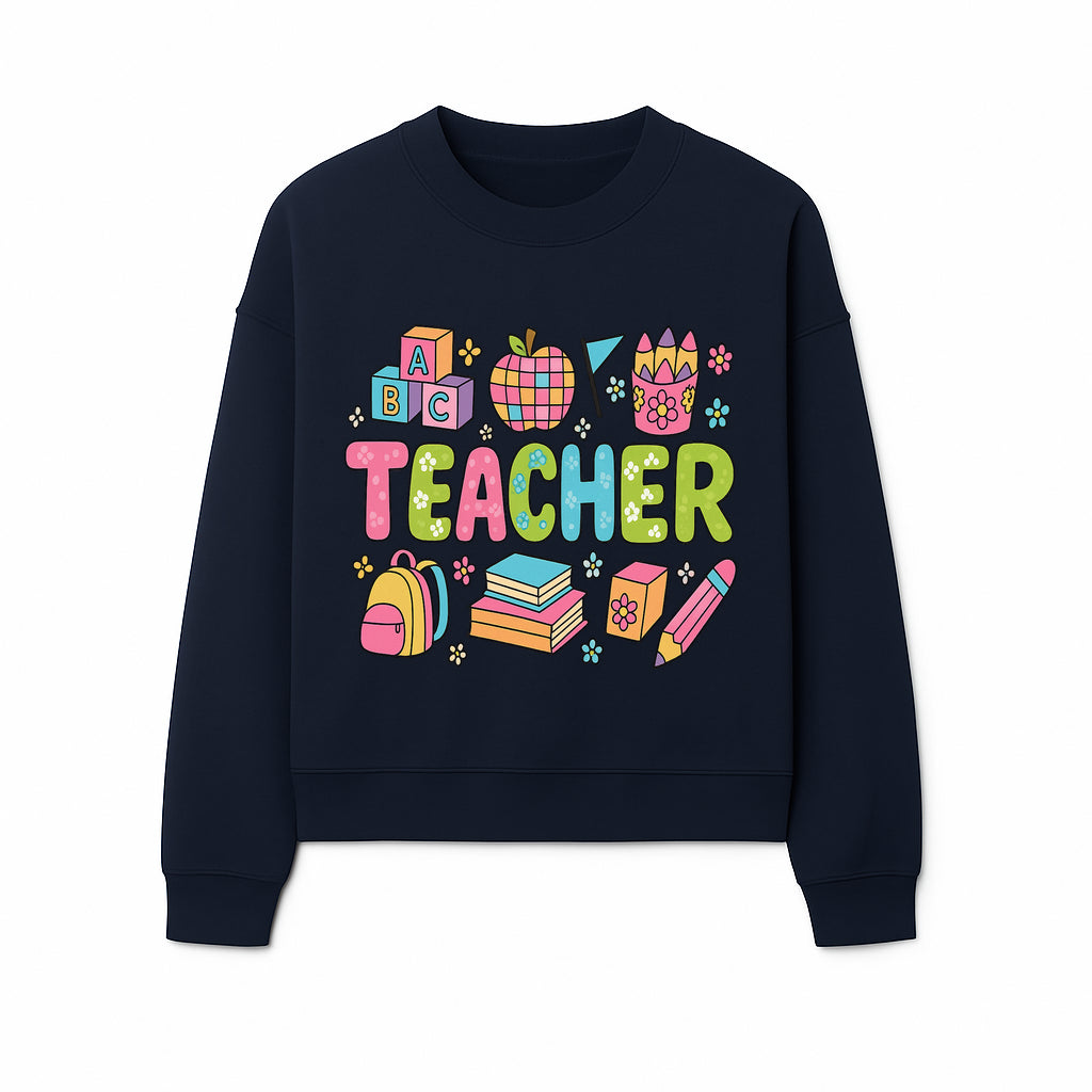 Colorful Teacher Decor, Classroom Art Print, Fun Educational Gifts, Artistic Nursery Decor, Back to School Supplies, Teaching Motivation - Sweatshirt 1758093382232.jpg