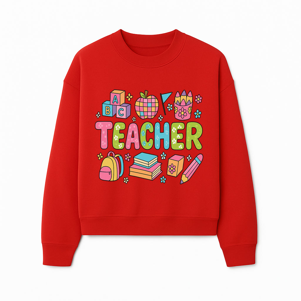 Colorful Teacher Decor, Classroom Art Print, Fun Educational Gifts, Artistic Nursery Decor, Back to School Supplies, Teaching Motivation - Sweatshirt 1758093382400.jpg
