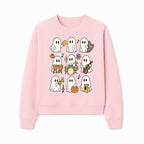 Ghostly Music Band Halloween Art Print, Cute Cartoon Ghosts Playing Instruments, Festive Decor for Parties and Celebrations - Sweatshirt 1758093382473.jpg