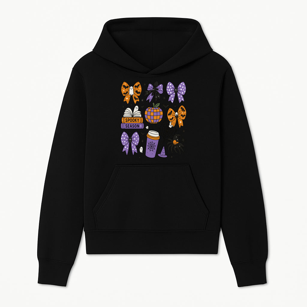 Halloween-Themed Stickers Set - Spooky Season Bows, Pumpkins, Ghosts, and Spider Design for Party Decor and Crafting Projects - Hoodie 1758093382549.jpg