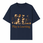 Play is Learning: Cute Cartoon Ducks with Gifts and Toys for Kids' Educational Decor - T-shirt 1758093382662.jpg