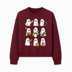 Ghostly Music Band Halloween Art Print, Cute Cartoon Ghosts Playing Instruments, Festive Decor for Parties and Celebrations - Sweatshirt 1758093382674.jpg
