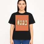 Cute Ghosts Reading, Writing, Drinking, and Celebrating Halloween Graphic Tee, Cozy Fall Top, Halloween Costume Shirt for Kids and Adults - T-shirt 1758093382873.jpg