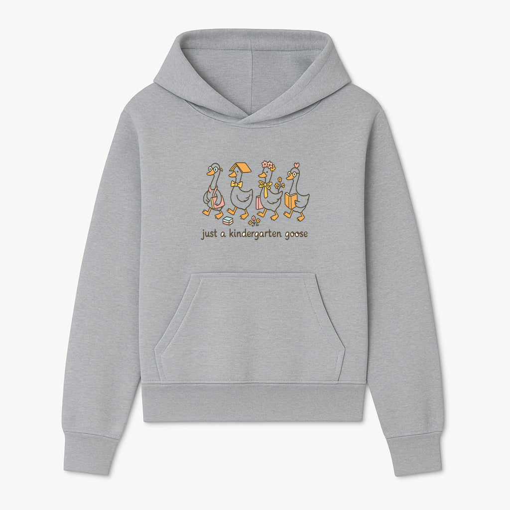 Just a Kindergarten Goose Funny Duck Design for Kids' Apparel and Accessories - Hoodie 1758093382907.jpg
