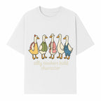 Silly Teachers Build Character - Cute Duck Illustration for Classroom Decor, Teacher Gifts, Educational Art Print - T-shirt 1758093382968.jpg