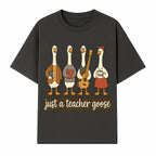 Teacher Goose Art Print | Cute Teacher Gift | Whimsical Classroom Decor | Fun Educational Decor | Nursery Wall Art - T-shirt 1758093383019.jpg