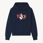 Halloween Ghost Teacher T-Shirt | Cute Ghost with Pencil | Fun Teaching Apparel | Spooky Season Gift for Educators - Hoodie 1758093383033.jpg