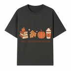 Cozy Classroom Season Fall Decor - Apple, Books, Pumpkin, Maple Leaf - Autumn Classroom Wall Art for Teachers and Students - T-shirt 1758093383347.jpg