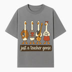 Teacher Goose Art Print | Cute Teacher Gift | Whimsical Classroom Decor | Fun Educational Decor | Nursery Wall Art - T-shirt 1758093383353.jpg
