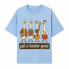 Teacher Goose Art Print | Cute Teacher Gift | Whimsical Classroom Decor | Fun Educational Decor | Nursery Wall Art - T-shirt 1758093383516.jpg