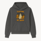 Teaching My Boos Halloween Ghosts & Leopard Print Backpack T-Shirt, Cute Teacher Gift for Kids, Spooky Season Apparel - Hoodie 1758093383635.jpg