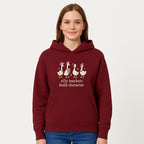 Silly Teachers Build Character - Cute Duck Illustration, Educational Gift, Fun Classroom Decor, Teacher Appreciation, Kids Learning - Hoodie 1758093383693.jpg