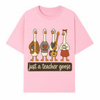 Teacher Goose Art Print | Cute Teacher Gift | Whimsical Classroom Decor | Fun Educational Decor | Nursery Wall Art - T-shirt 1758093383724.jpg