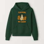 Teaching My Boos Halloween Ghosts & Leopard Print Backpack T-Shirt, Cute Teacher Gift for Kids, Spooky Season Apparel - Hoodie 1758093383817.jpg