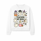 Teaching My Boos Ghosts Halloween Graphic T-Shirt | Cute Cartoon Spirits, Spooky Fun, Halloween Apparel for Kids & Adults - Sweatshirt 1758093383850.jpg