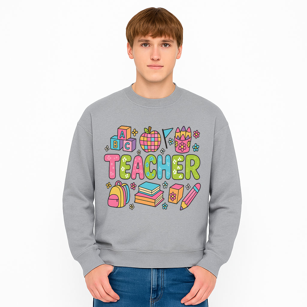 Colorful Teacher Decor, Classroom Art Print, Fun Educational Gifts, Artistic Nursery Decor, Back to School Supplies, Teaching Motivation - Sweatshirt 1758093383881.jpg