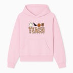 Halloween Teacher Decor | Cute Ghost, Bat, Pumpkin, Spiderweb | Floral 'Teach' Sign | Classroom Wall Art | Fall Aesthetic - Hoodie 1758093383922.jpg