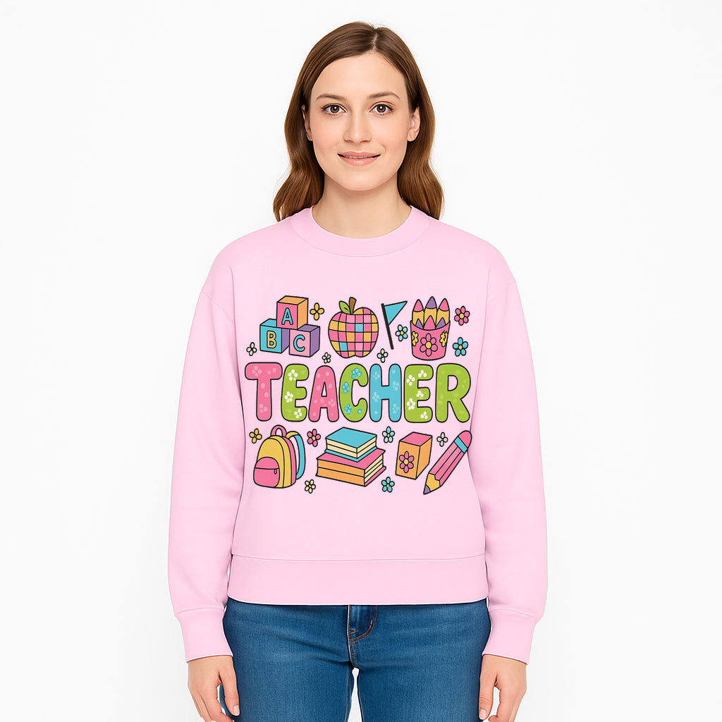 Colorful Teacher Decor, Classroom Art Print, Fun Educational Gifts, Artistic Nursery Decor, Back to School Supplies, Teaching Motivation - Sweatshirt 1758093384076.jpg