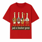 Teacher Goose Art Print | Cute Teacher Gift | Whimsical Classroom Decor | Fun Educational Decor | Nursery Wall Art - T-shirt 1758093384273.jpg