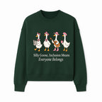 Silly Goose Inclusion Art Print - Everyone Belongs Theme, Cute Ducks with Accessories, Positive Vibes Wall Decor for Home or Kids' Room - Sweatshirt 1758093384303.jpg