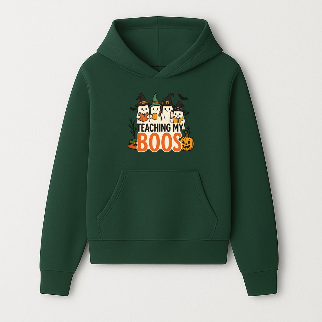 Teaching My Boos Halloween Ghosts Graphic Tee, Cute Witch Ghosts, Spooky Fun, Fall Apparel for Kids and Adults - Hoodie 1758093384332.jpg