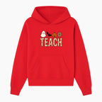Halloween Teacher Decor | Cute Ghost, Bat, Pumpkin, Spiderweb | Floral 'Teach' Sign | Classroom Wall Art | Fall Aesthetic - Hoodie 1758093384431.jpg