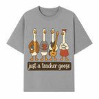 Teacher Goose Art Print | Cute Teacher Gift | Whimsical Classroom Decor | Fun Educational Decor | Nursery Wall Art - T-shirt 1758093384471.jpg