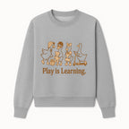Play is Learning: Cute Cartoon Ducks with Gifts and Toys for Kids' Educational Decor - Sweatshirt 1758093384668.jpg