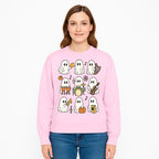 Ghostly Music Band Halloween Art Print, Cute Cartoon Ghosts Playing Instruments, Festive Decor for Parties and Celebrations - Sweatshirt 1758093384782.jpg