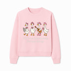 Silly Goose Inclusion Art Print - Everyone Belongs Theme, Cute Ducks with Accessories, Positive Vibes Wall Decor for Home or Kids' Room - Sweatshirt 1758093384801.jpg