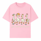 First Grade Goose Ducks Graphic Tee, Cute Animals T-Shirt for Kids, Back to School Apparel, Educational Humor Design - T-shirt 1758093385105.jpg