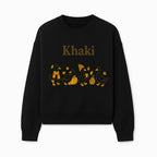 Khaki Duck Family Autumn Decor - Cute Illustrated Ducks with Pumpkins, Hats, and Leaves - Fall Home Decor Wall Art - Sweatshirt 1758093385409.jpg