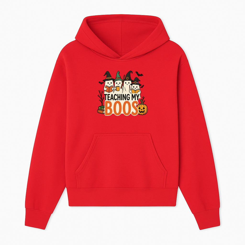 Teaching My Boos Halloween Ghosts Graphic Tee, Cute Witch Ghosts, Spooky Fun, Fall Apparel for Kids and Adults - Hoodie 1758093385441.jpg