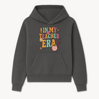 In My Teacher Era Graphic Tee - Retro Style with Happy Faces and School Elements, Perfect for Educators - Hoodie 1758093385524.jpg