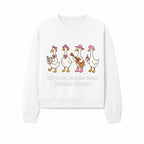 Silly Goose Inclusion Art Print - Everyone Belongs Theme, Cute Ducks with Accessories, Positive Vibes Wall Decor for Home or Kids' Room - Sweatshirt 1758093385621.jpg