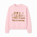 Play is Learning: Cute Cartoon Ducks with Gifts and Toys for Kids' Educational Decor - Sweatshirt 1758093385652.jpg