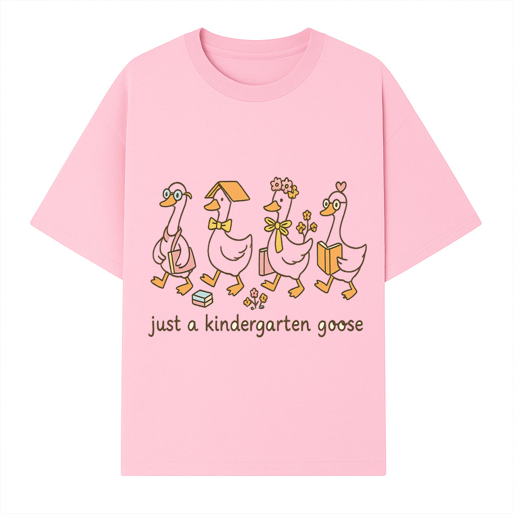 Just a Kindergarten Goose Funny Duck Design for Kids' Apparel and Accessories - T-shirt 1758093385692.jpg