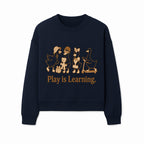 Play is Learning: Cute Cartoon Ducks with Gifts and Toys for Kids' Educational Decor - Sweatshirt 1758093385995.jpg