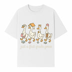 First Grade Goose Ducks Graphic Tee, Cute Animals T-Shirt for Kids, Back to School Apparel, Educational Humor Design - T-shirt 1758093386004.jpg