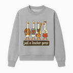 Teacher Goose Art Print | Cute Teacher Gift | Whimsical Classroom Decor | Fun Educational Decor | Nursery Wall Art - Sweatshirt 1758093386200.jpg