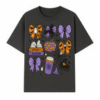 Halloween-Themed Stickers Set - Spooky Season Bows, Pumpkins, Ghosts, and Spider Design for Party Decor and Crafting Projects - T-shirt 1758093386215.jpg