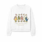Silly Teachers Build Character - Cute Duck Illustration for Classroom Decor, Teacher Gifts, Educational Art Print - Sweatshirt 1758093386425.jpg