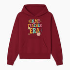 In My Teacher Era Graphic Tee - Retro Style with Happy Faces and School Elements, Perfect for Educators - Hoodie 1758093386436.jpg